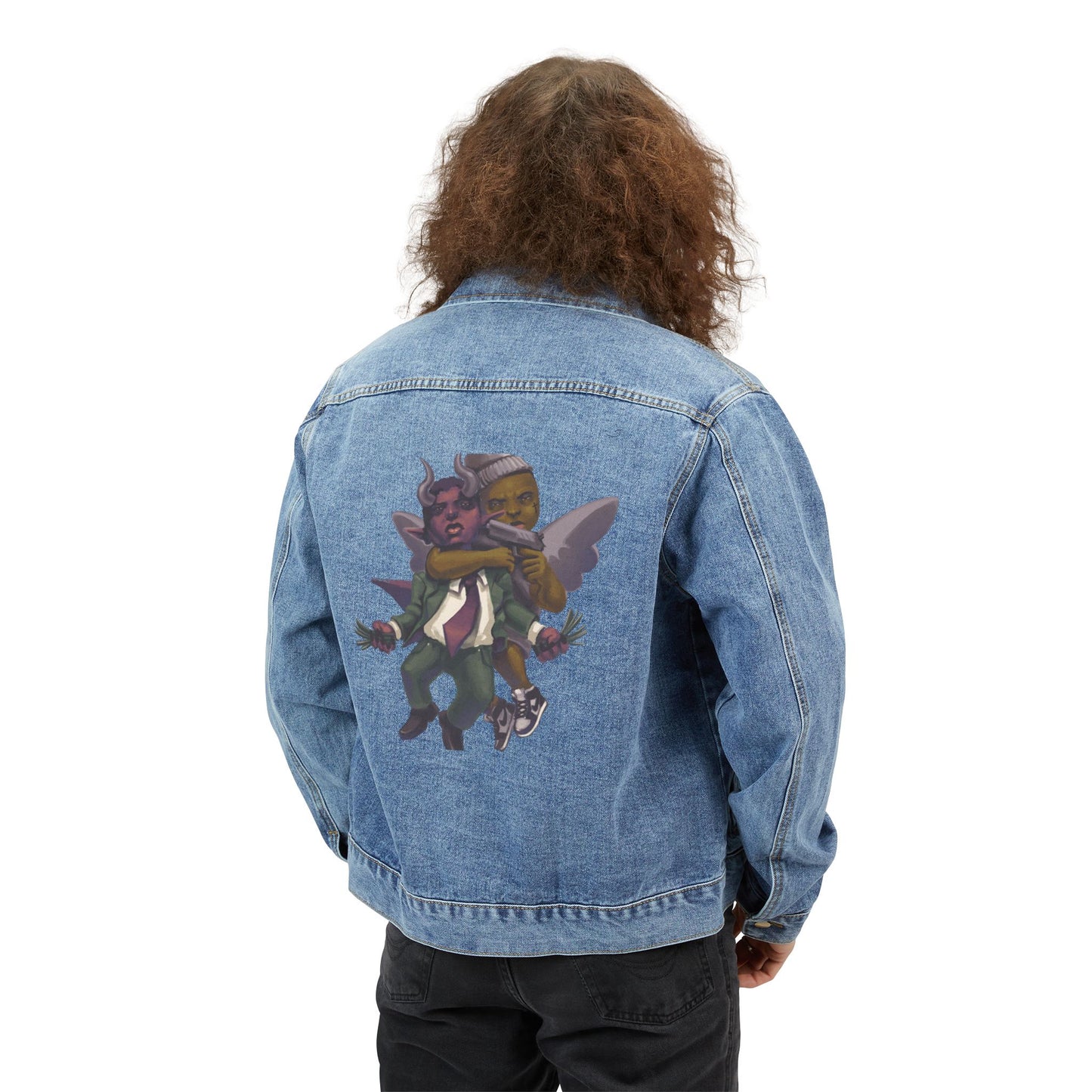 Eyes on GOD Men's Denim Jacket