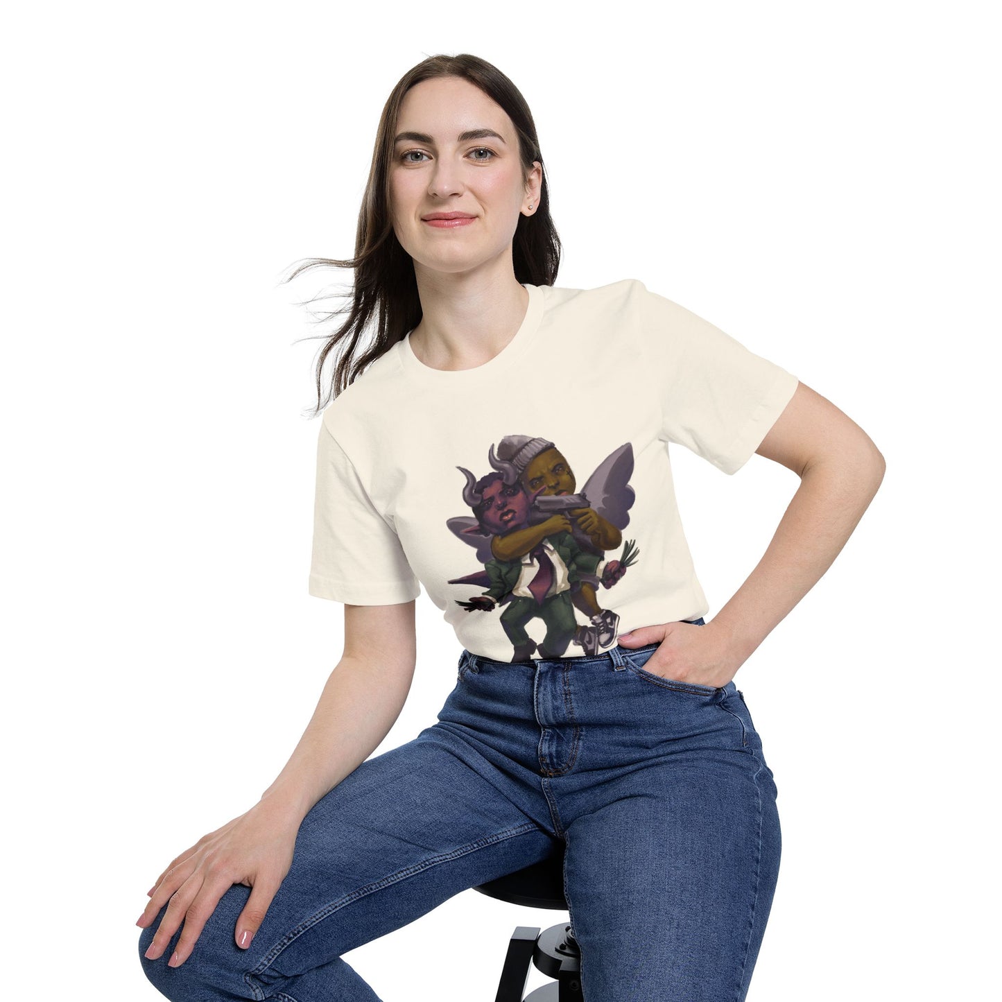 Eyes on GOD Unisex Short-Sleeve Jersey T-Shirt