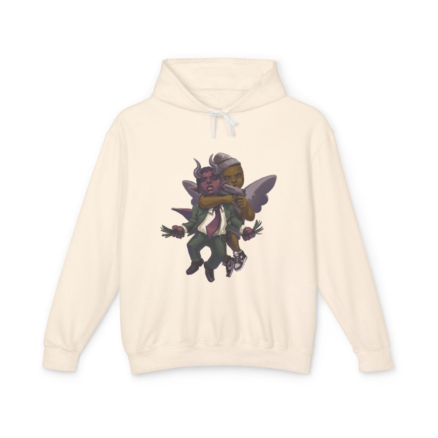 Eyes on God Unisex Lightweight Hooded Sweatshirt