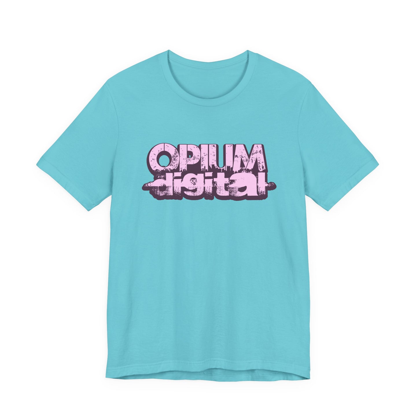 Opium Digital (Pink) Urban Vibe Graphic Tee, Streetwear Fashion, Unisex Short Sleeve T-Shirt, Casual Wear, Cool Gift Idea, Everyday Style