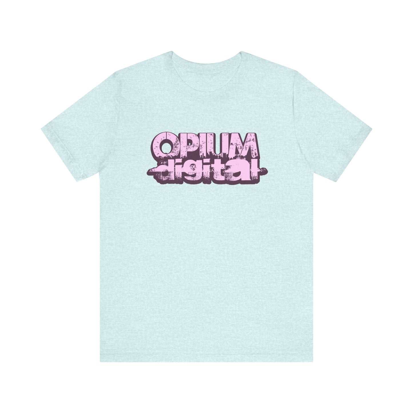 Opium Digital (Pink) Urban Vibe Graphic Tee, Streetwear Fashion, Unisex Short Sleeve T-Shirt, Casual Wear, Cool Gift Idea, Everyday Style