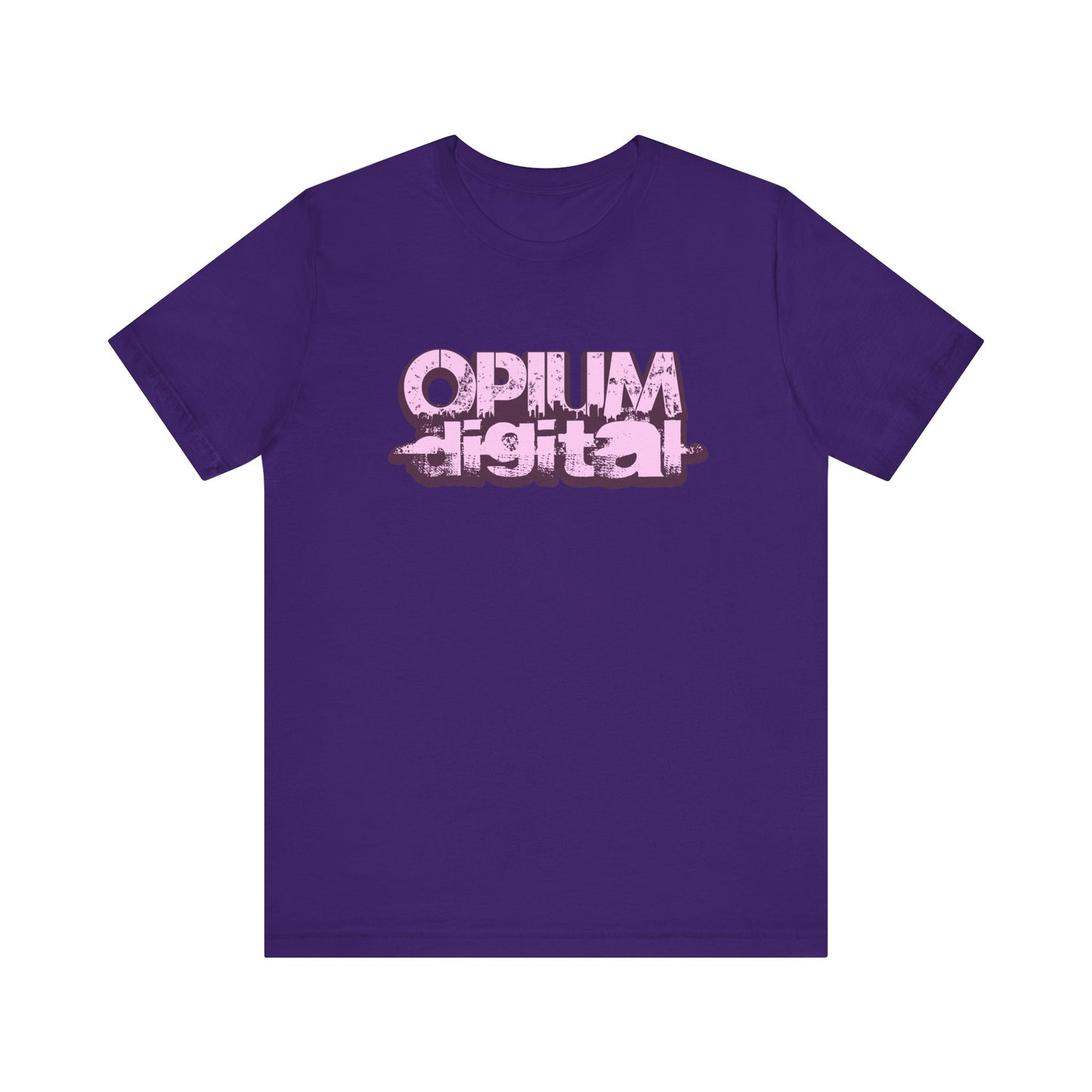 Opium Digital (Pink) Urban Vibe Graphic Tee, Streetwear Fashion, Unisex Short Sleeve T-Shirt, Casual Wear, Cool Gift Idea, Everyday Style