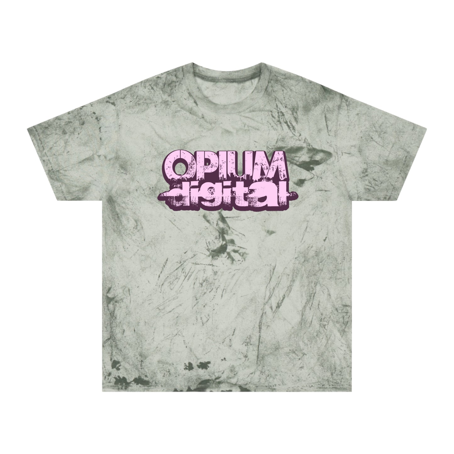 Opium Digital (Pink) Vibrant Unisex T-Shirt, Colorful Casual Wear, Summer Vibes, Unique Gift for Art Lovers, Festival Fashion, Statement Tee