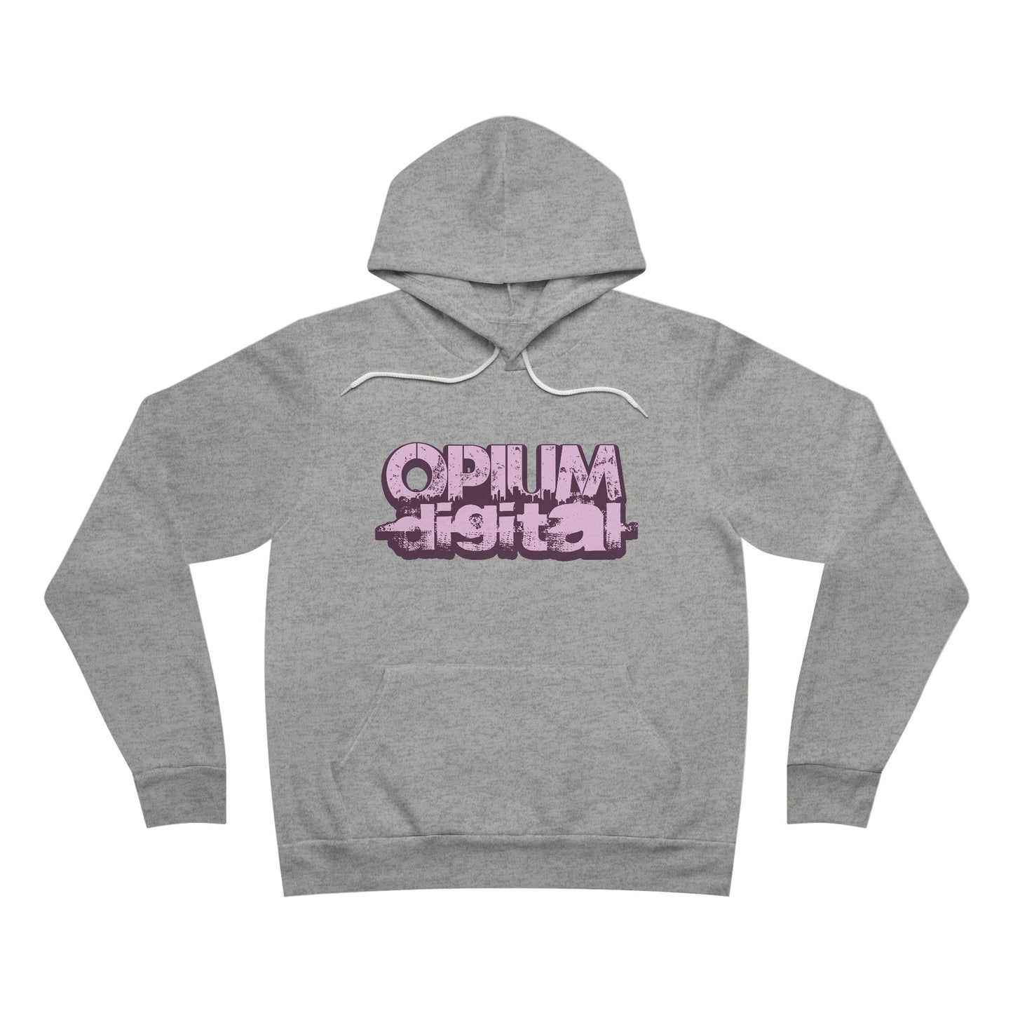 Opium Digital (Pink) Chill Vibes Unisex Hoodie with Artistic Graphics, Cozy Streetwear, Gift for Art Lovers, Casual Wear, Trendy Outfit