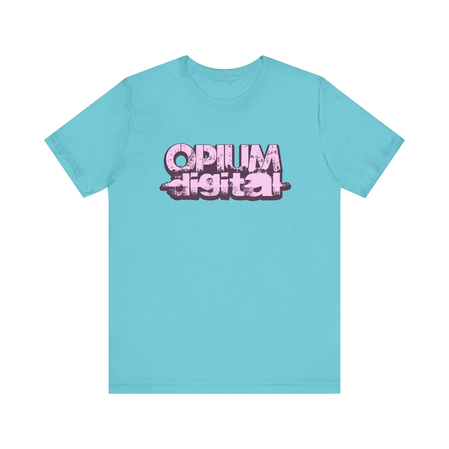 Opium Digital (Pink) Urban Vibe Graphic Tee, Streetwear Fashion, Unisex Short Sleeve T-Shirt, Casual Wear, Cool Gift Idea, Everyday Style