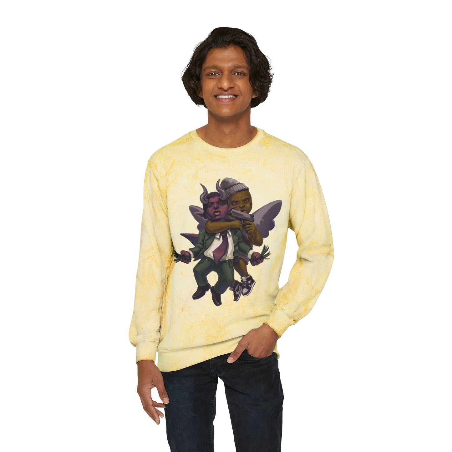 Eyes on GOD Colorful Unisex Crewneck Sweatshirt