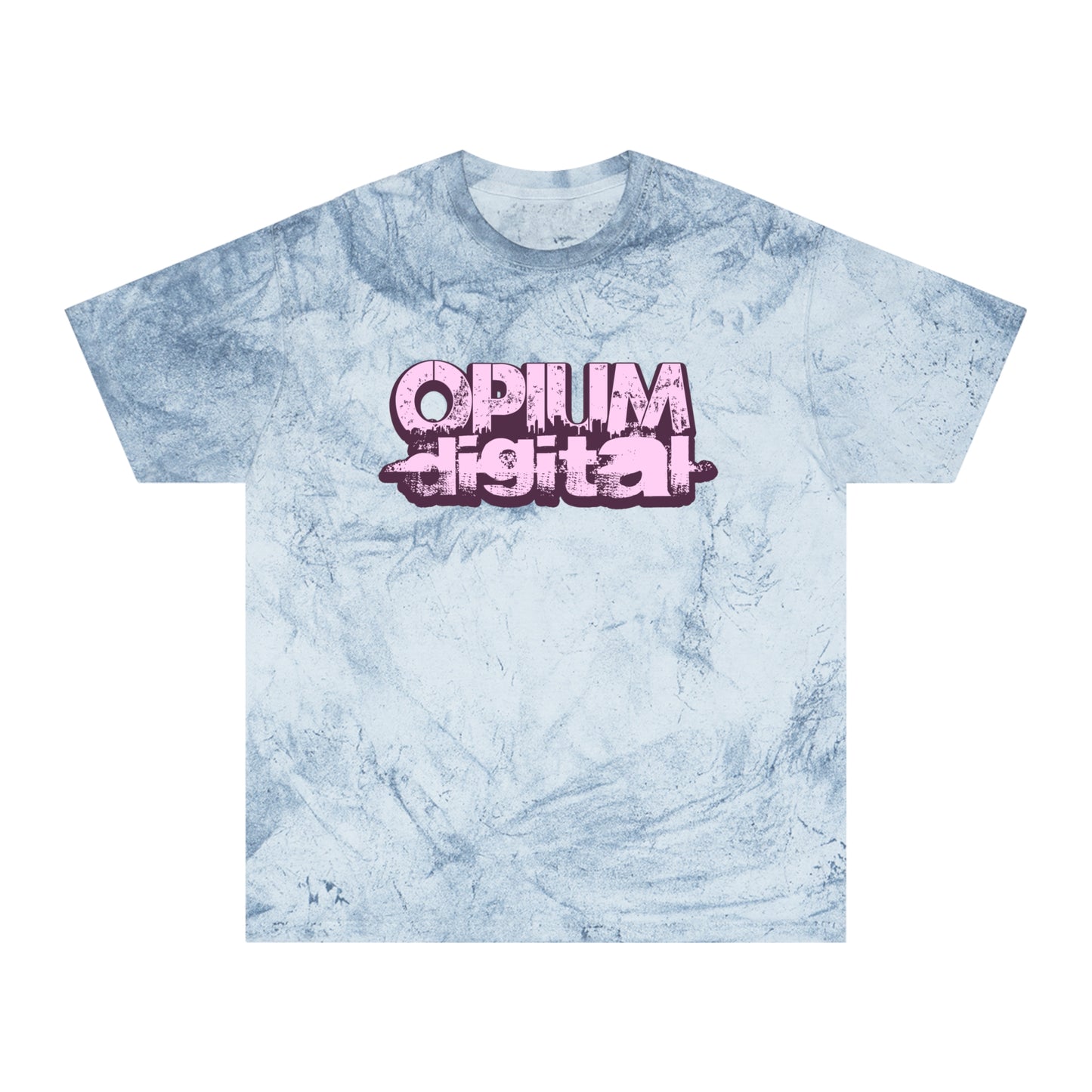 Opium Digital (Pink) Vibrant Unisex T-Shirt, Colorful Casual Wear, Summer Vibes, Unique Gift for Art Lovers, Festival Fashion, Statement Tee