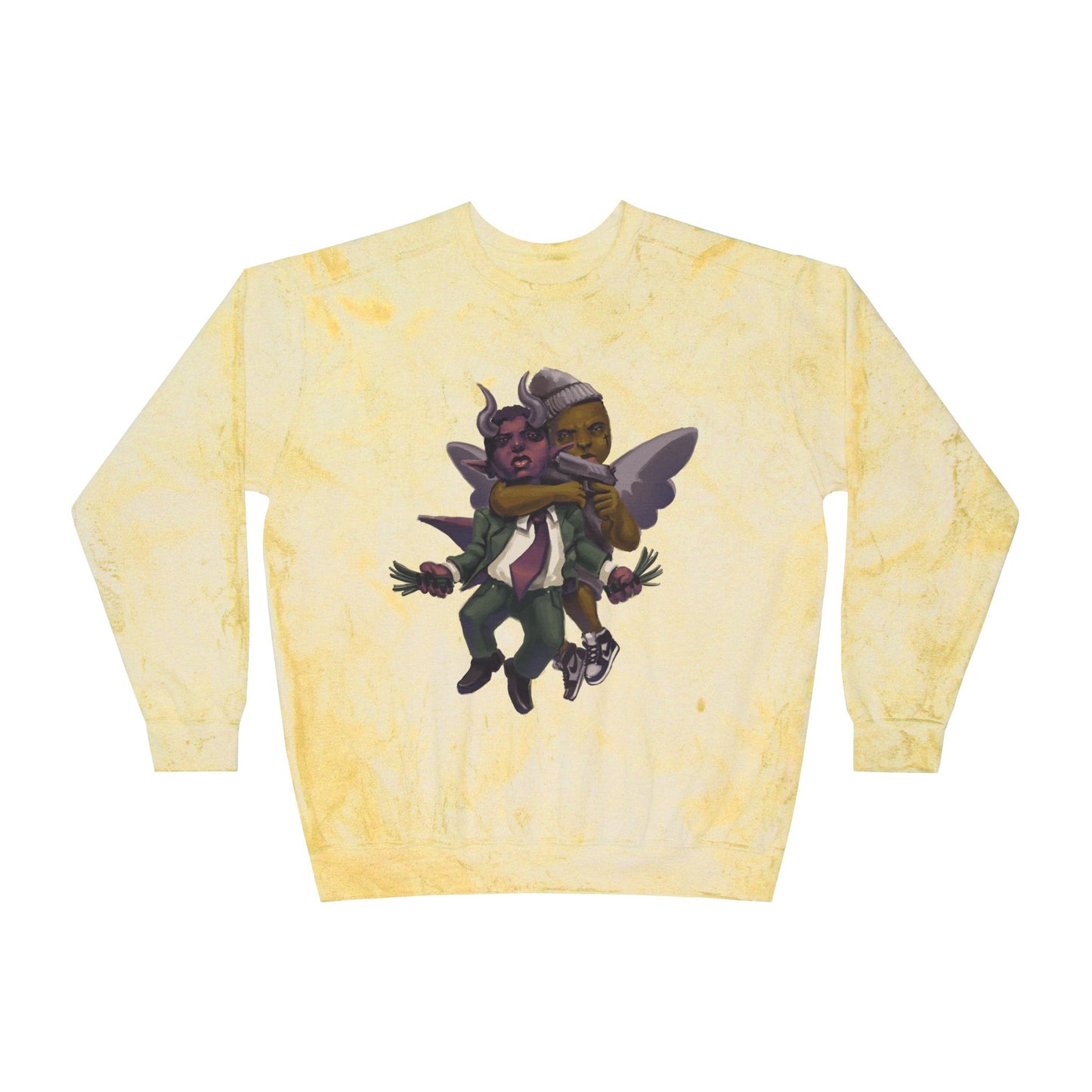 Eyes on GOD Colorful Unisex Crewneck Sweatshirt