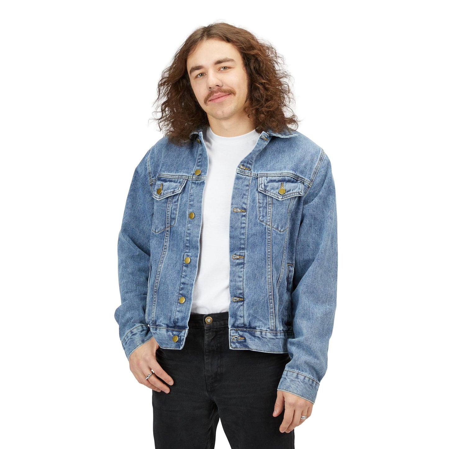 Eyes on GOD Men's Denim Jacket