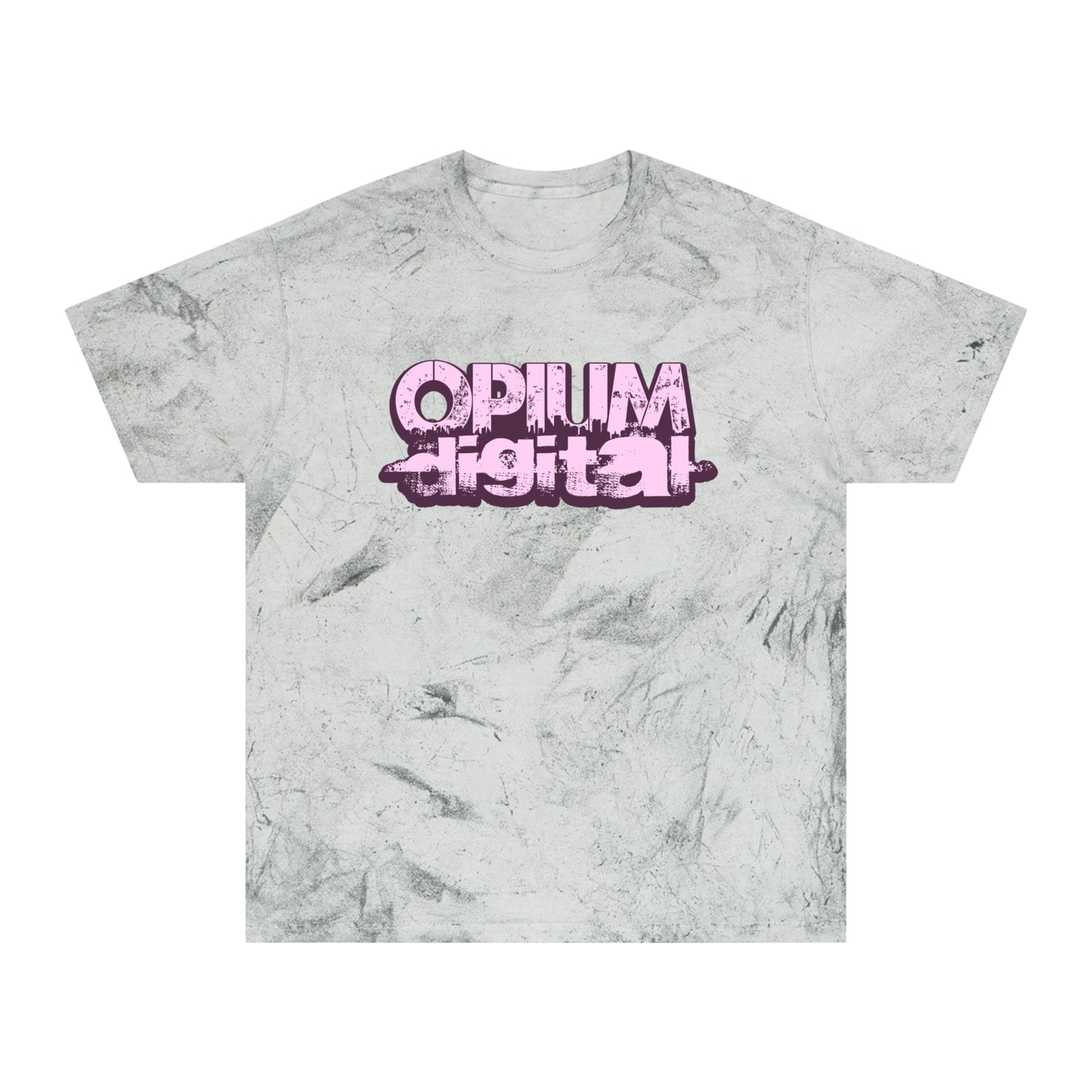 Opium Digital (Pink) Vibrant Unisex T-Shirt, Colorful Casual Wear, Summer Vibes, Unique Gift for Art Lovers, Festival Fashion, Statement Tee