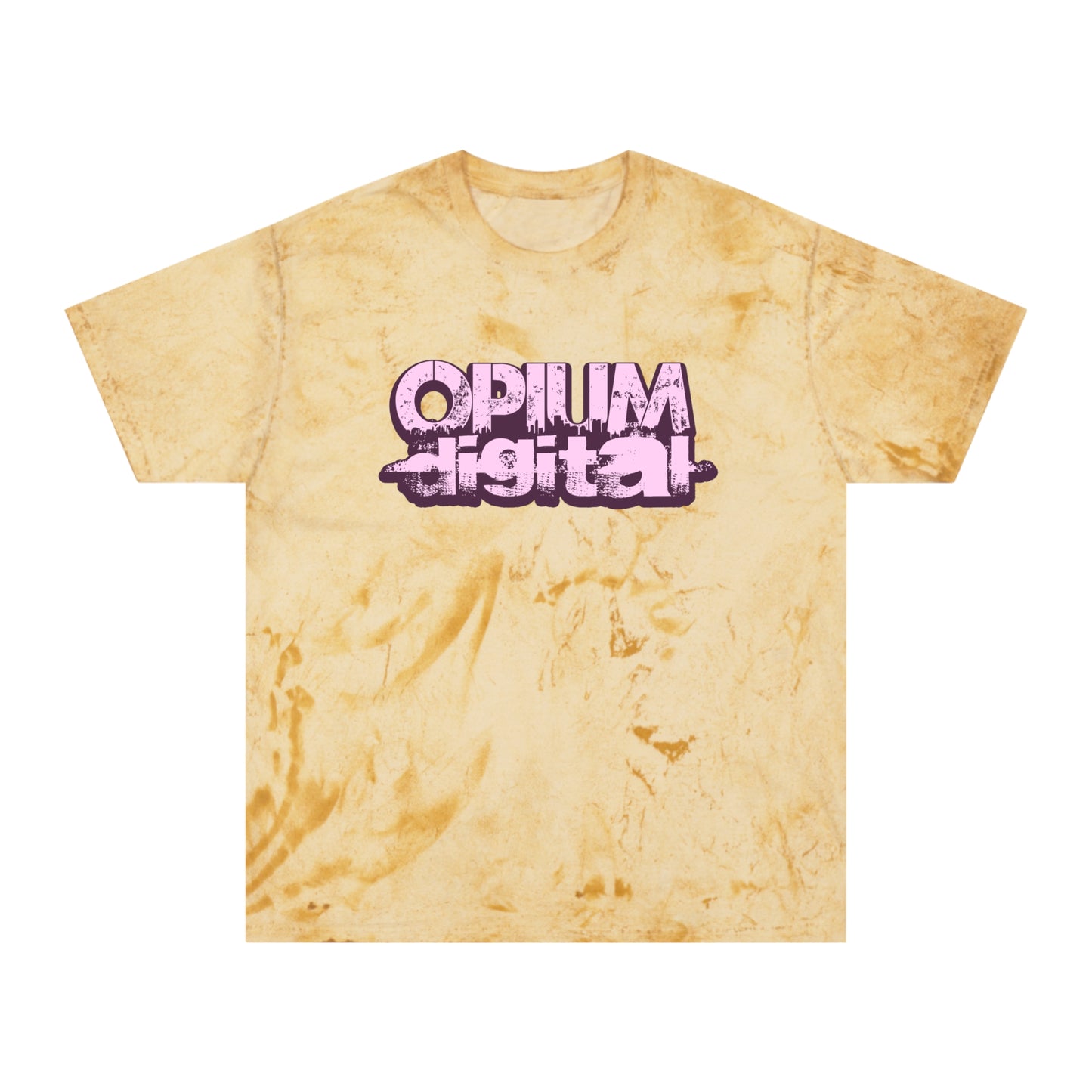 Opium Digital (Pink) Vibrant Unisex T-Shirt, Colorful Casual Wear, Summer Vibes, Unique Gift for Art Lovers, Festival Fashion, Statement Tee