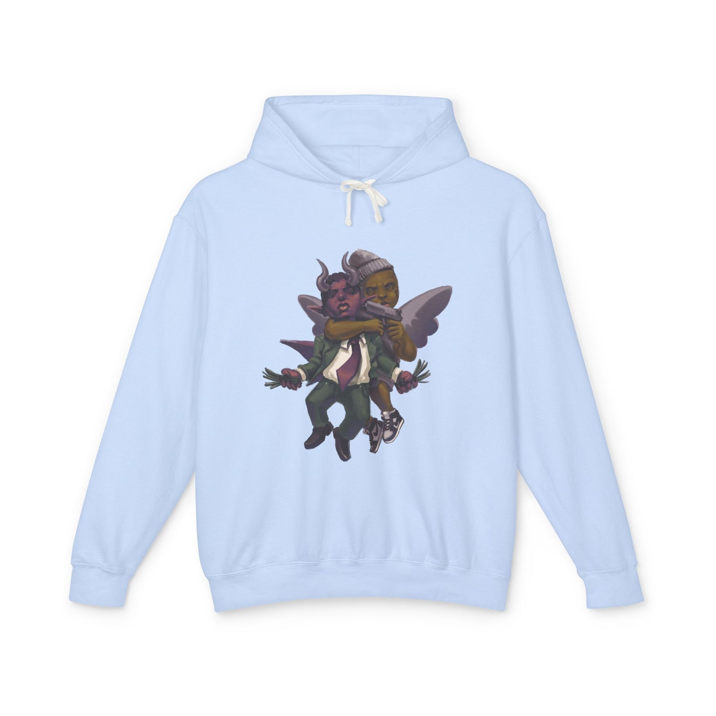 Eyes on God Unisex Lightweight Hooded Sweatshirt