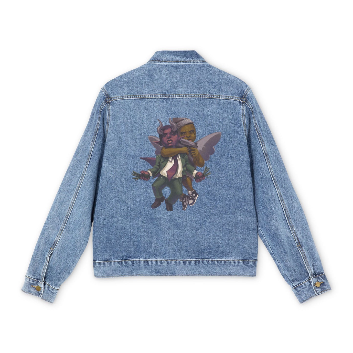 Eyes on GOD Men's Denim Jacket