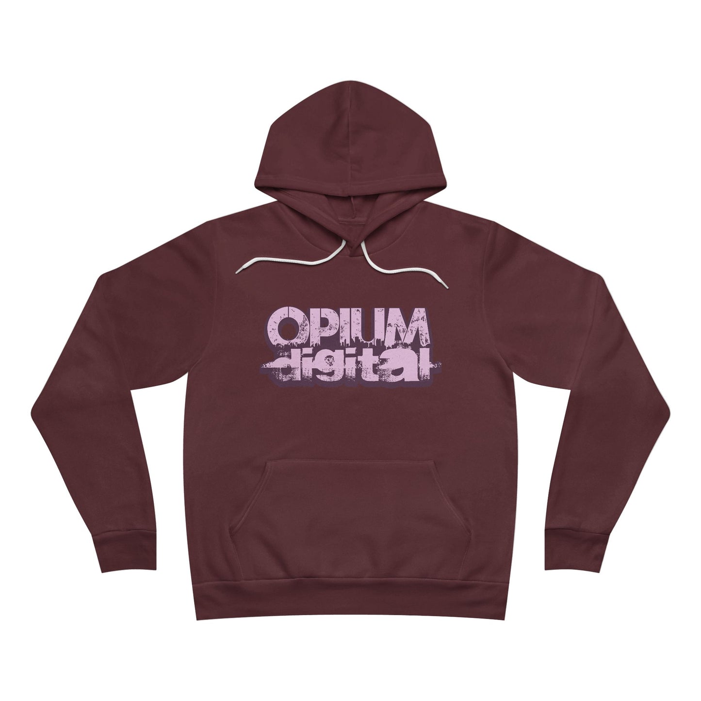 Opium Digital (Pink) Chill Vibes Unisex Hoodie with Artistic Graphics, Cozy Streetwear, Gift for Art Lovers, Casual Wear, Trendy Outfit