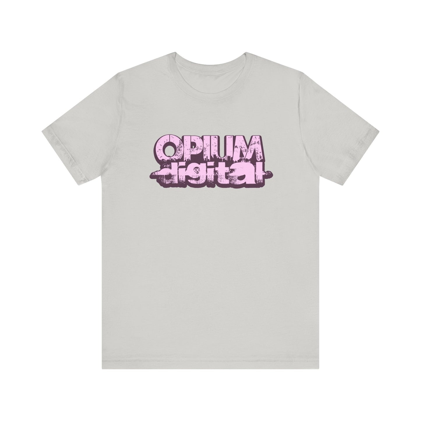 Opium Digital (Pink) Urban Vibe Graphic Tee, Streetwear Fashion, Unisex Short Sleeve T-Shirt, Casual Wear, Cool Gift Idea, Everyday Style