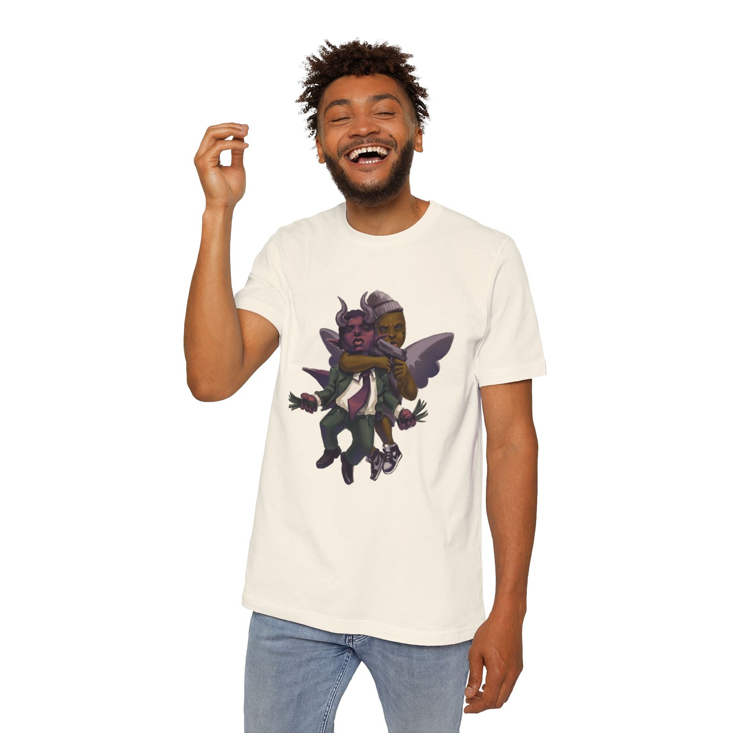 Eyes on GOD Unisex Short-Sleeve Jersey T-Shirt