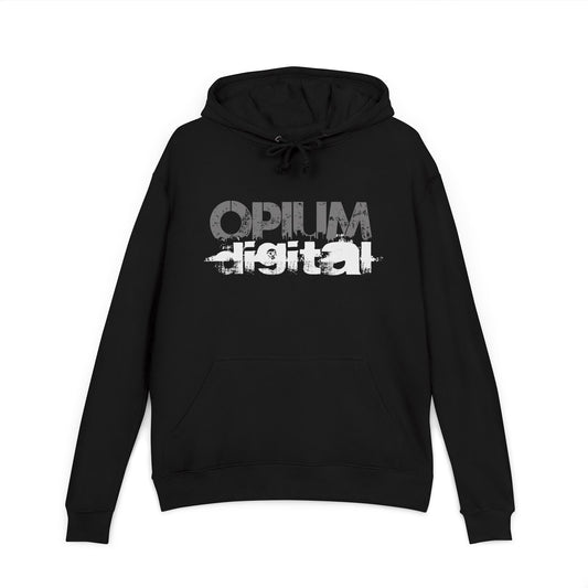 Opium Digital Unisex French Terry Hoodie, Casual Daily Wear, Street Fashion Style, Unique Gift for Creatives, Perfect for Holidays