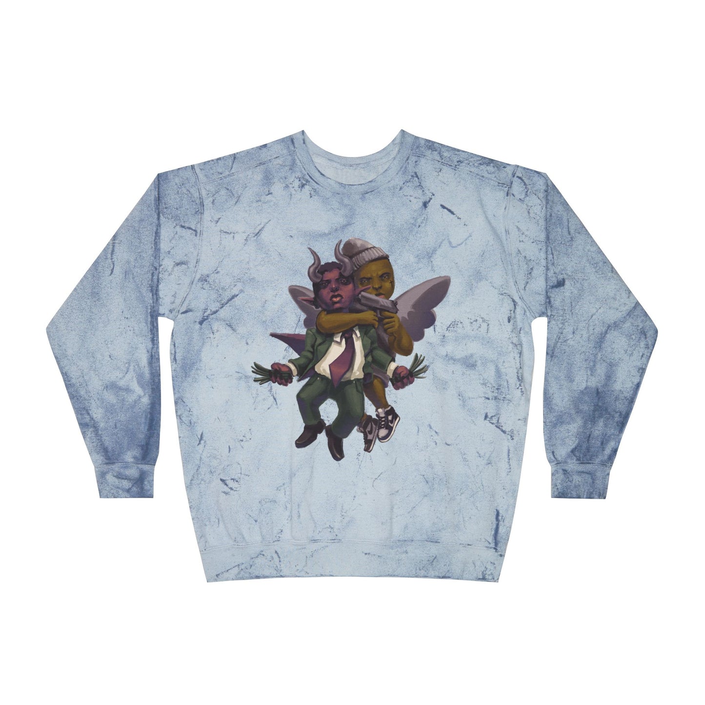 Eyes on GOD Colorful Unisex Crewneck Sweatshirt