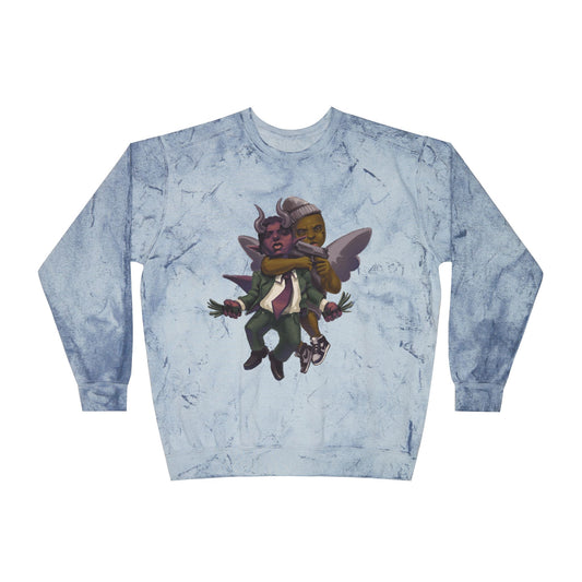 Eyes on GOD Colorful Unisex Crewneck Sweatshirt