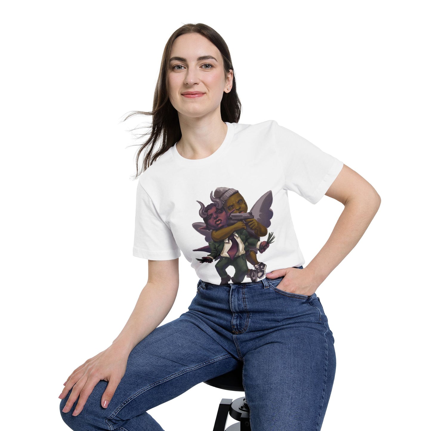 Eyes on GOD Unisex Short-Sleeve Jersey T-Shirt